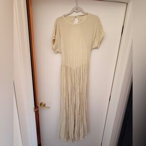 Jen’s Pirate Booty Cream Maxi Dress